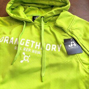 OrangeTheory ® Hoodie RUN REP ROW J. America Hooded Mom gift sweatshirt Lime S